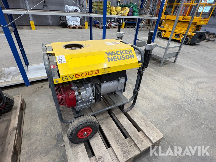 Generator/Elverk Wacker Neuson GV5003A