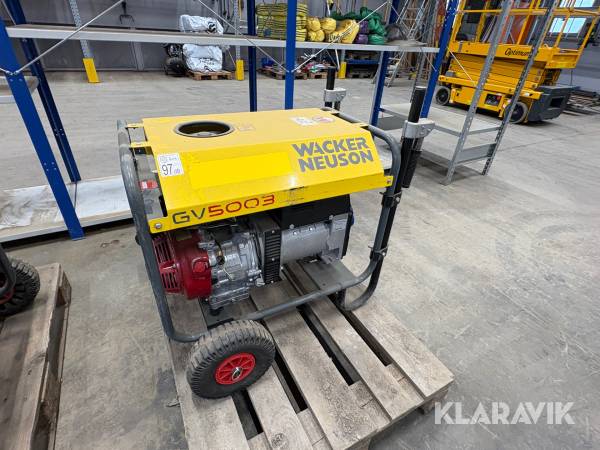 Generator/Elverk Wacker Neuson GV5003A