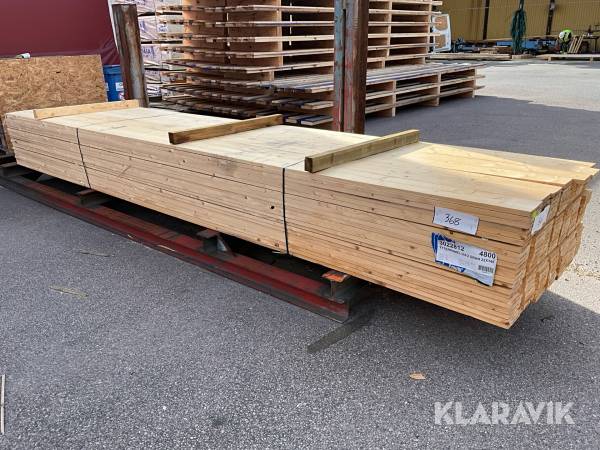 Virkespaket finsågad ytterpanel 22x145