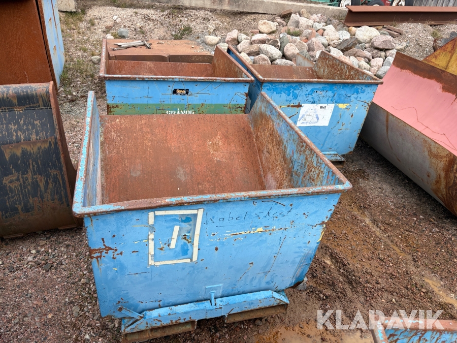 Tippcontainer 3 st