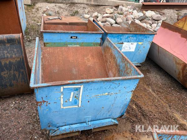 Tippcontainer 3 st