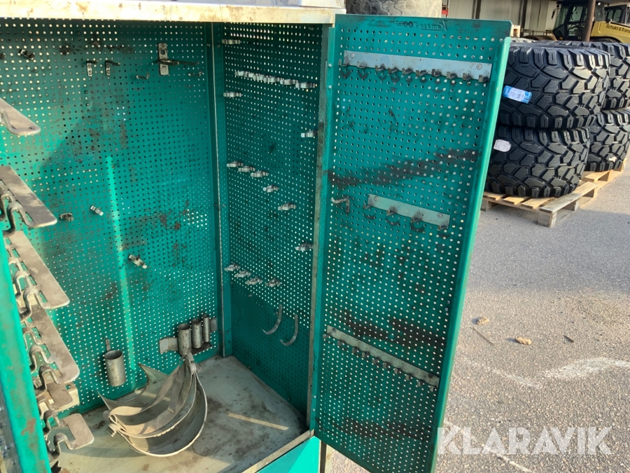 Klaravik Auktioner | Verktygsskåp med hjul Kalasa-Tools