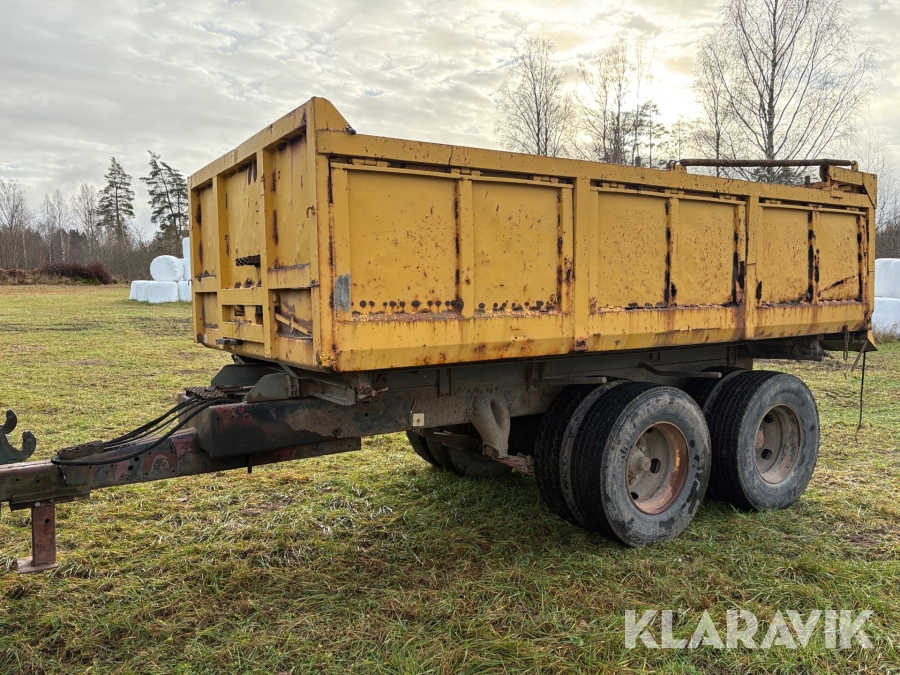 Tippvagn Boggie bromsad