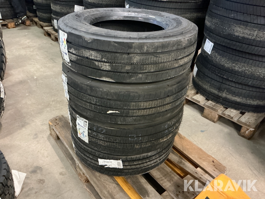 Lastbilsdäck Bridgestone 225/75R17.5 4st
