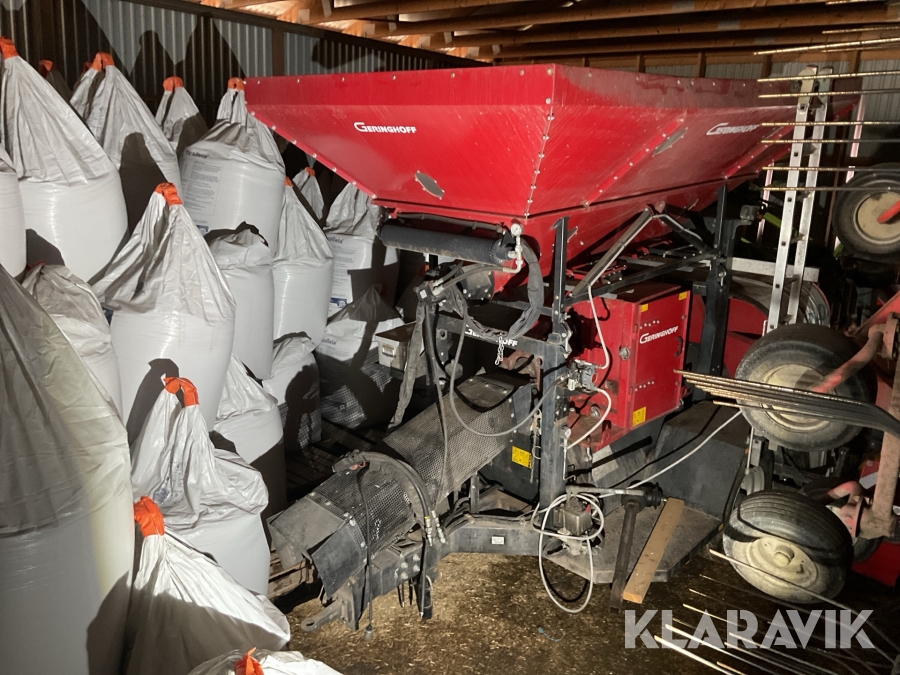 Spannmålskross Geringhoff Fahrwerk