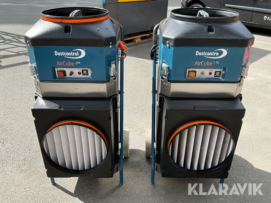 Luftrenare 2st Dustcontrol DC AIRCUBE 2000