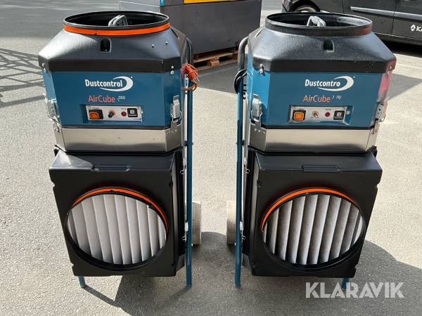 Luftrenare 2st Dustcontrol DC AIRCUBE 2000