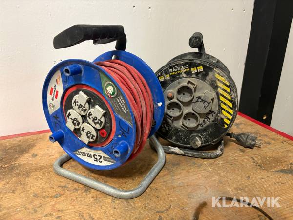 Kabelvindor / Förlängningskablar 20 / 25m