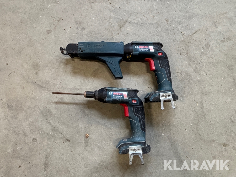 Gipsskruvdragare Bosch GSR 18 V-EC TE 2st med 1st skruvmagasin
