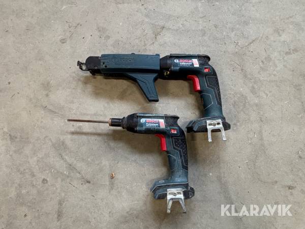 Gipsskruvdragare Bosch GSR 18 V-EC TE 2st med 1st skruvmagasin