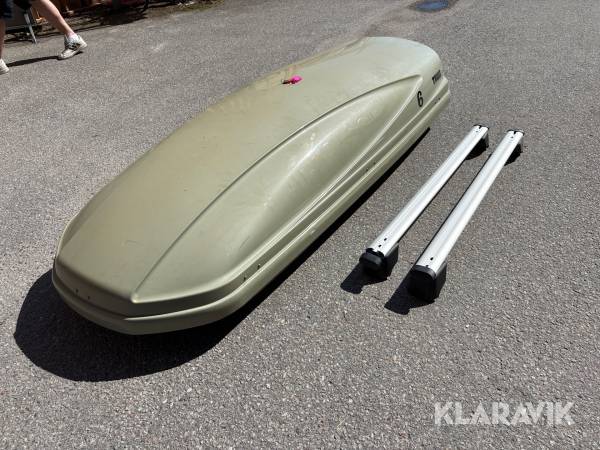Takbox med takräcken Thule Atlantis 900