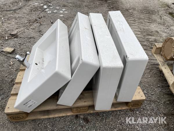 Tvättställ Duravit Vägghängd 4st