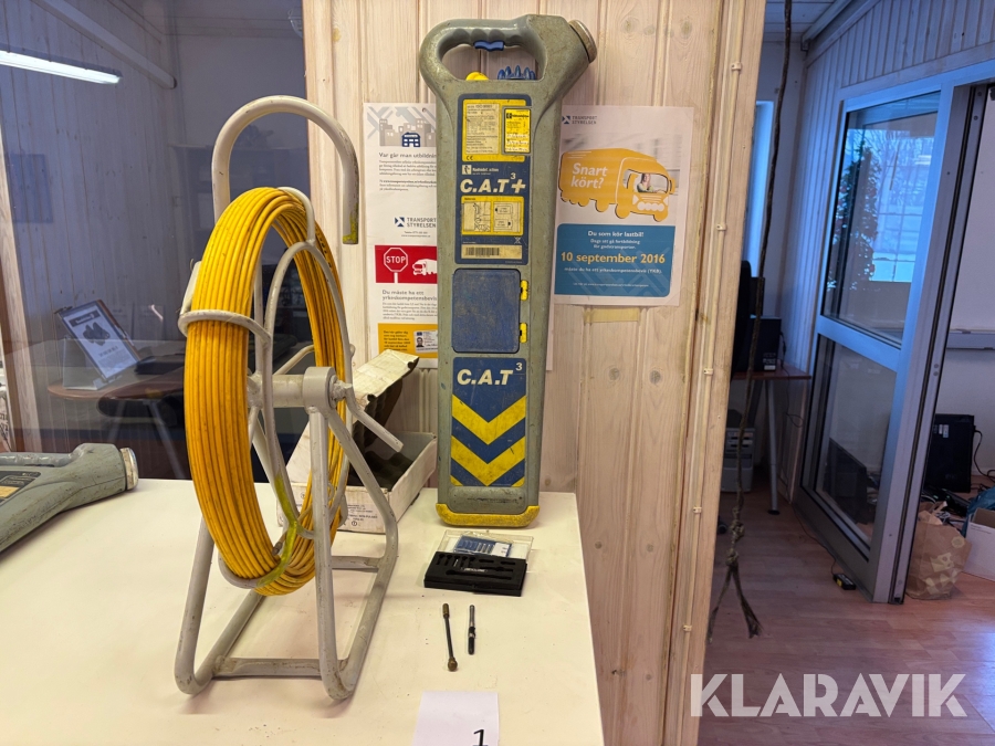 Paket med kabelsökare C.A.T 3 sond Micro 6 mm X30 -A244060 & lite rörål