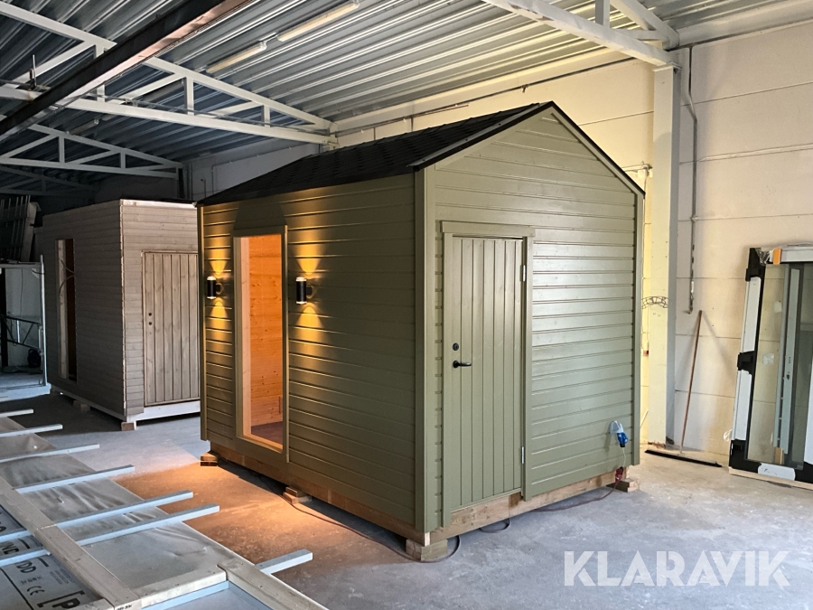 Bastu med omklädningsrum 8kvm (nybyggd)