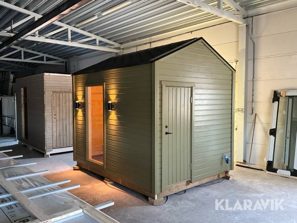 Bastu med omklädningsrum 8kvm (nybyggd)