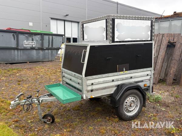 Personbilssläp Brenderup F145