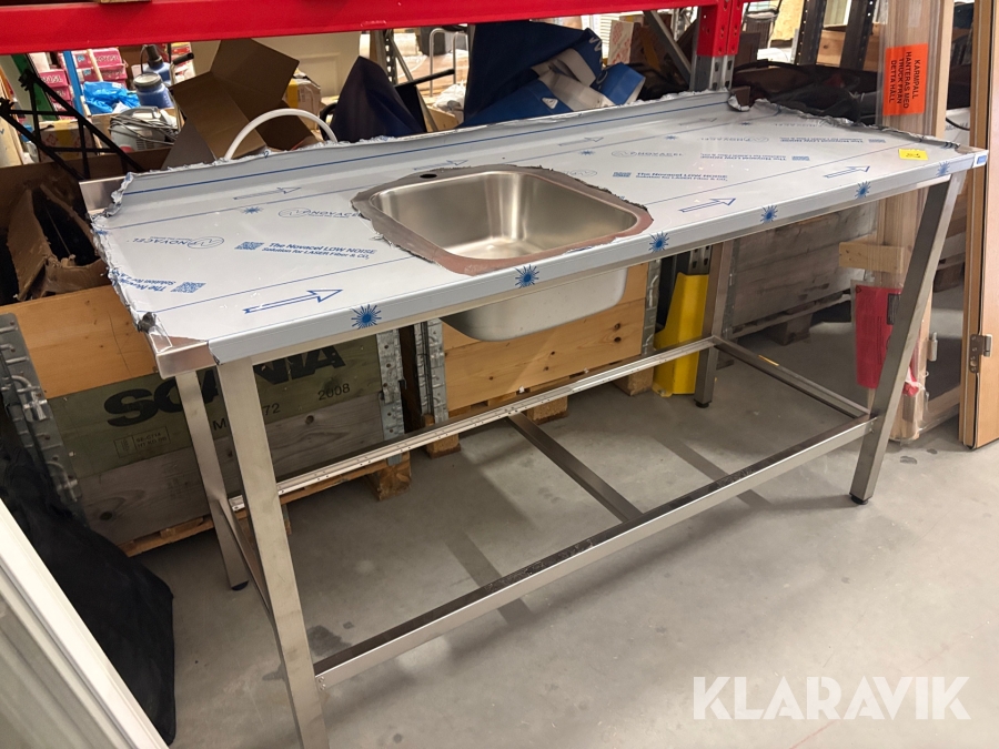 Rostfri diskbänk Furhoffs