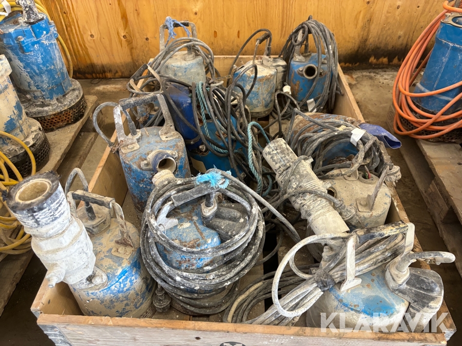 Dränkpumpar 12 st Tsurumi LB - 480A - 52
