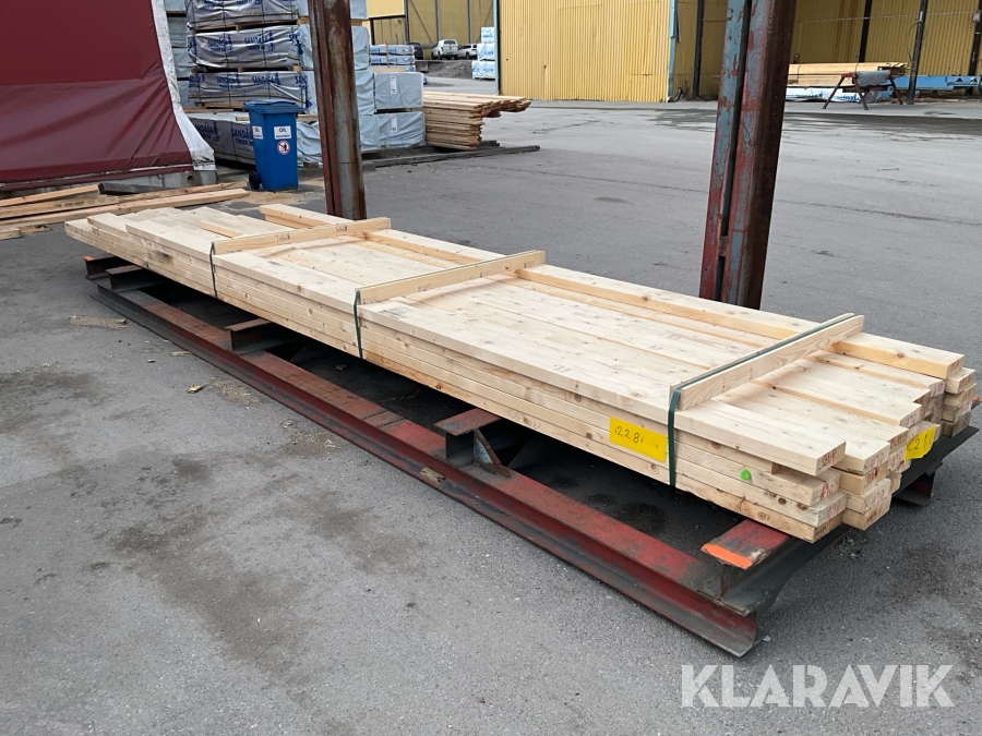 Virkespaket Hyvlat 45x145 126 Löpmeter