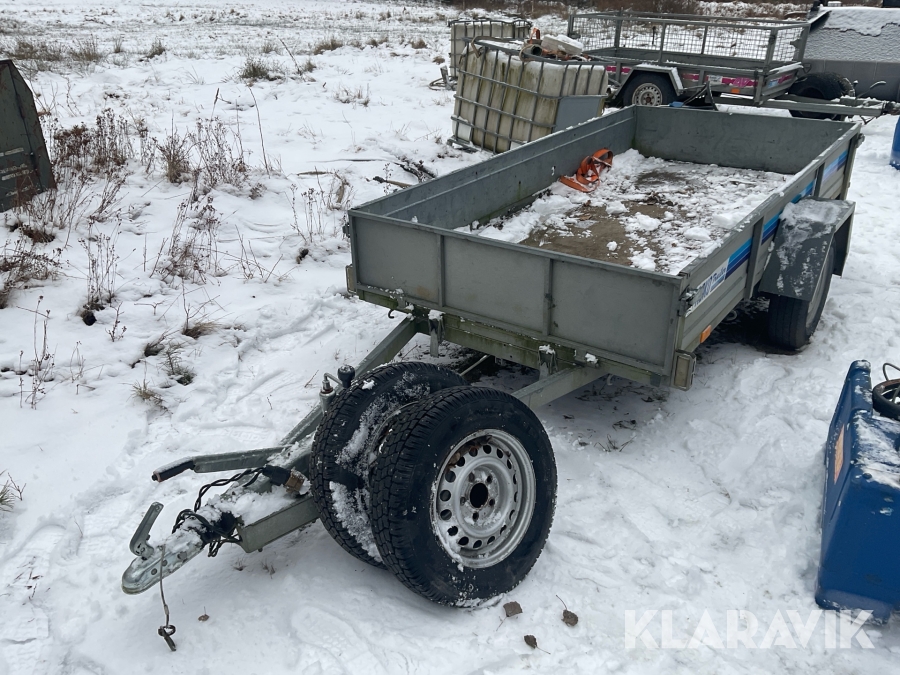 Personbilssläp Reko trailer FF 4916 med tipp