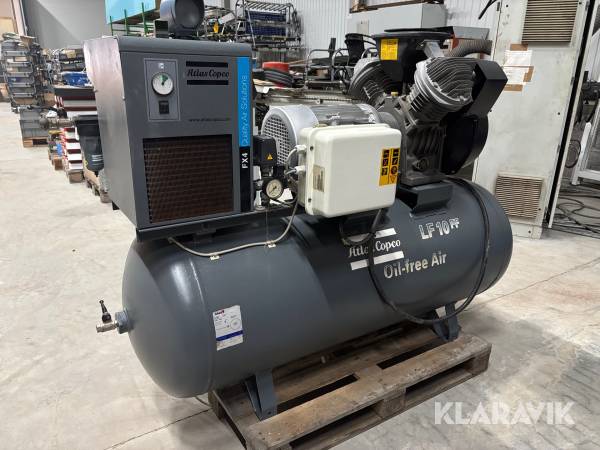 Kompressor Atlas Copco LF10 FF med lufttork
