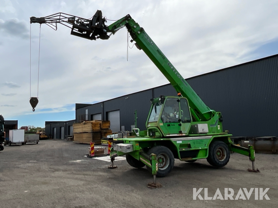 Teleskoplastare Merlo Roto 40.21 EVS med 3st redskap