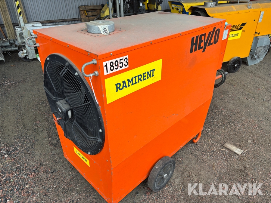 Luftvärmare Värmeväxlad Olja 70 Kw Heylo K80