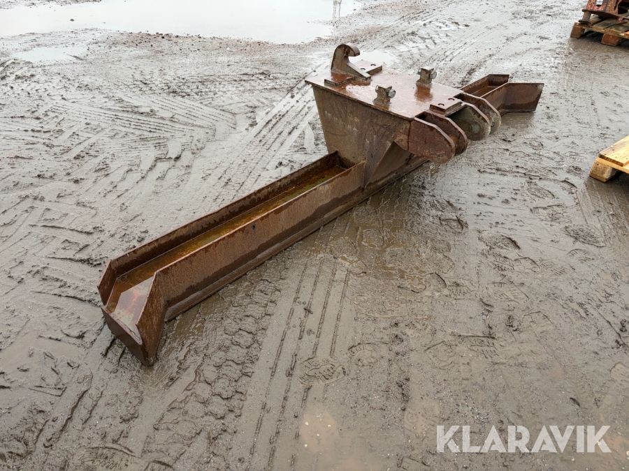 Planeringsbalk B20 Fäste