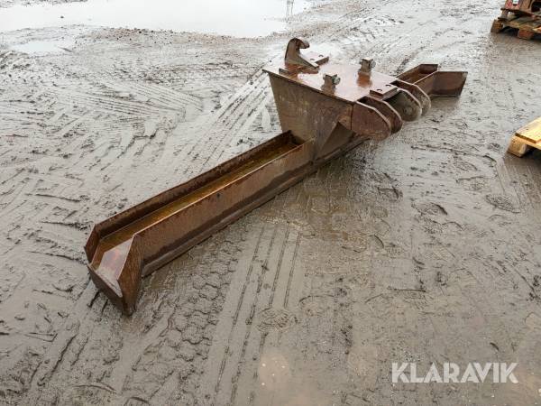 Planeringsbalk B20 Fäste