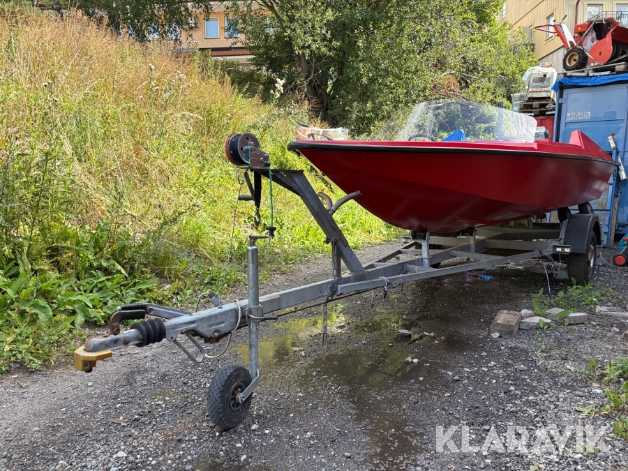 Båt Selco 55 hk motor & båtvagn