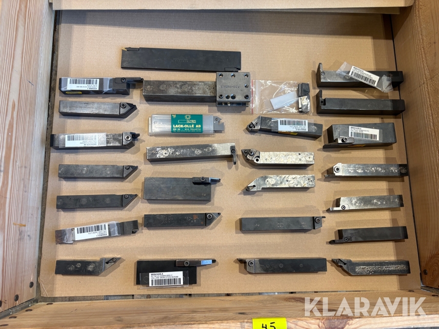 Parti med svarvstål