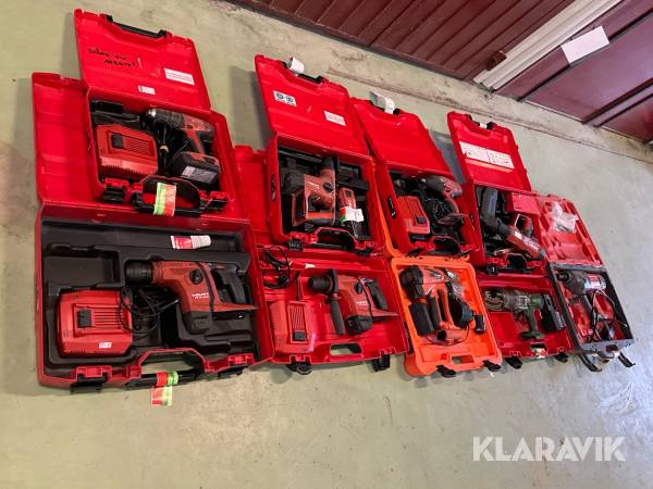 Handverktyg 9st Hilti, Paslode