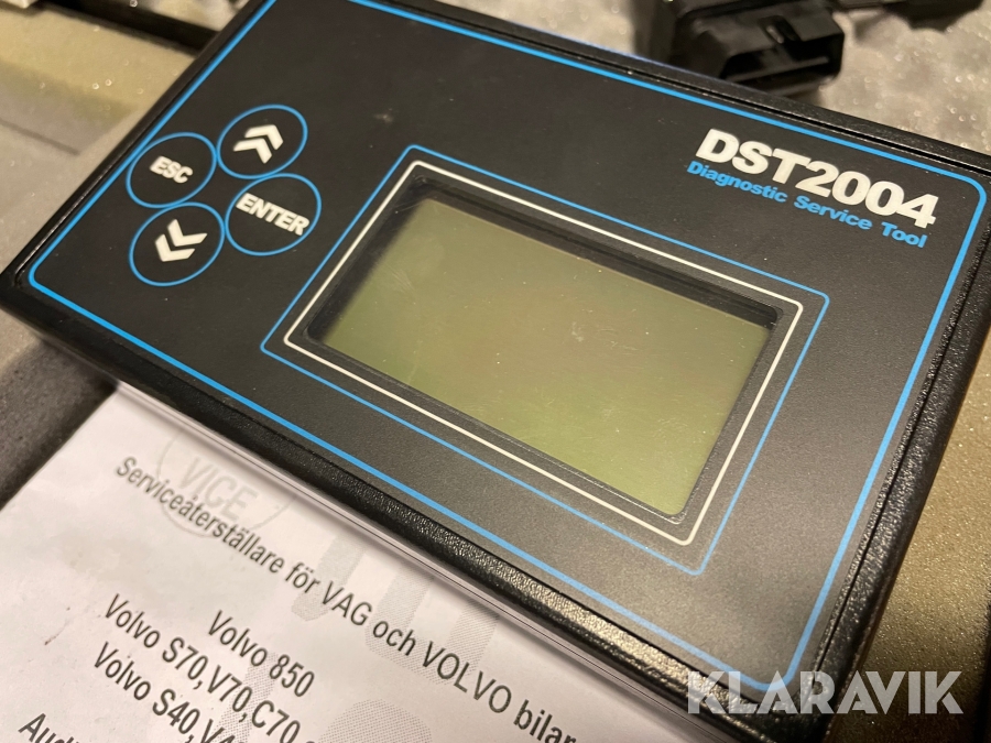 Serviceåterställare DST 2004 för bilar VOLVO och VAG