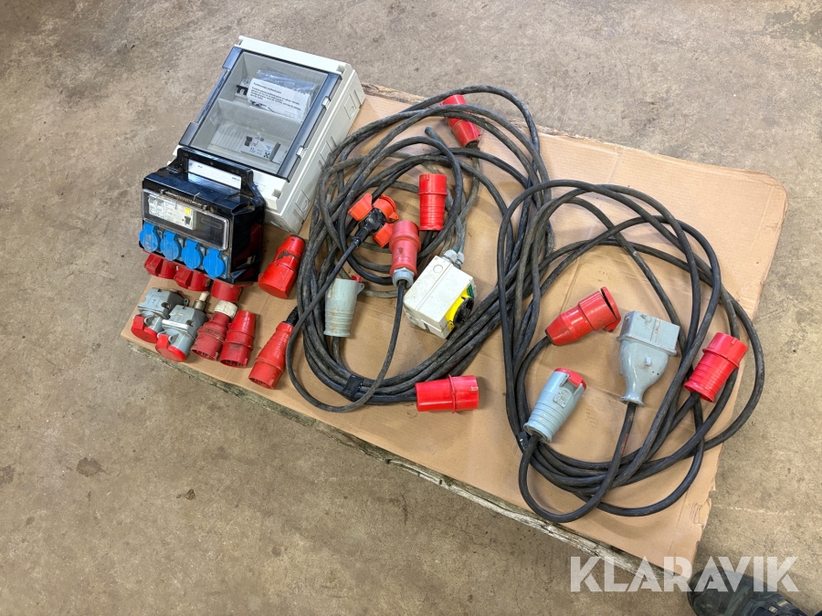 Elcentraler, kontaktstycken & kablar 3-fas