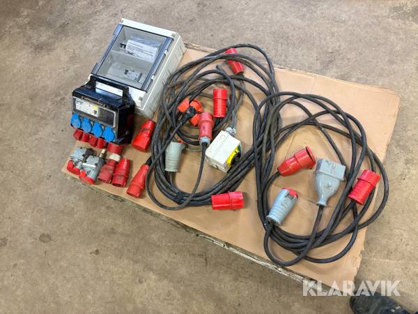 Elcentraler, kontaktstycken & kablar 3-fas