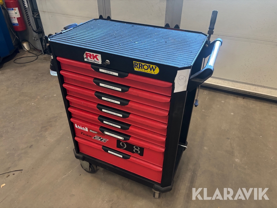 Verktygsskåp AmPro med verktyg