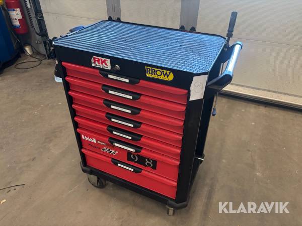 Verktygsskåp AmPro med verktyg