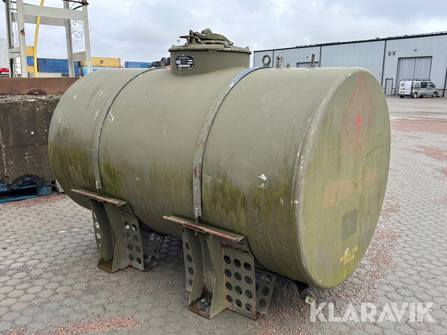 Dieseltank aluminium 2 kubik