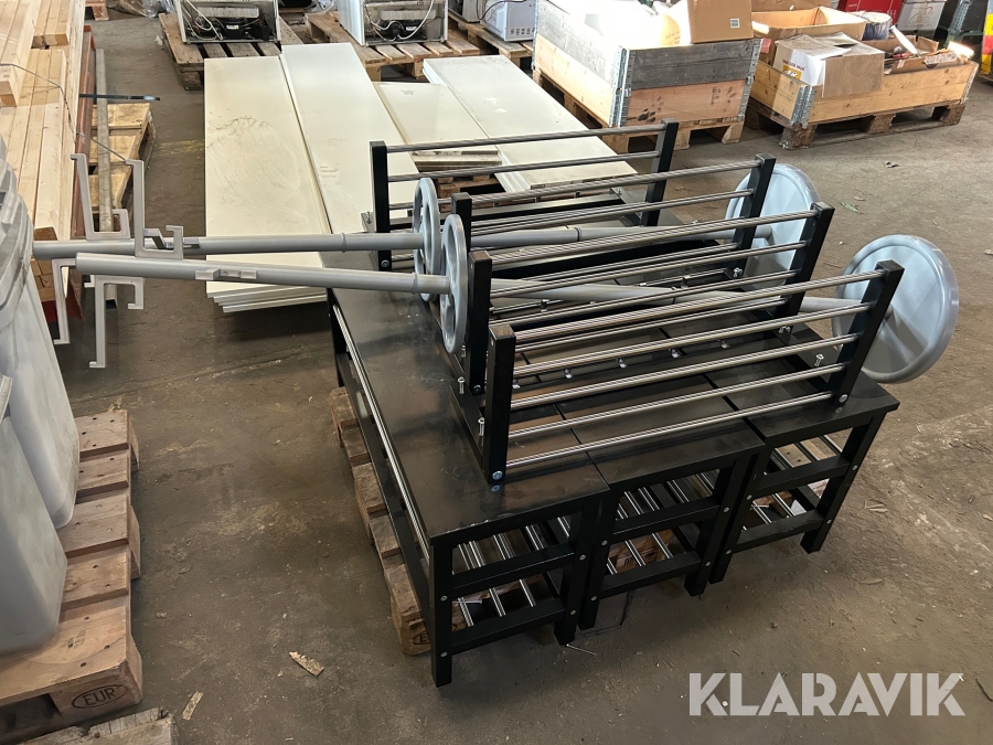 Skohyllor, hatthyllor & klädhängare