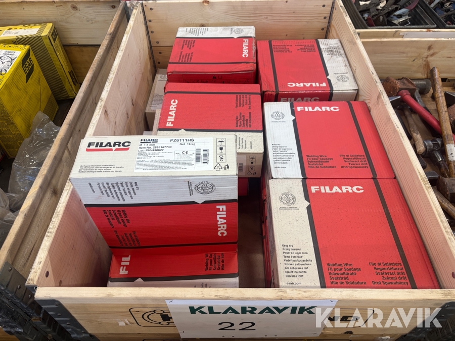 Parti med svetstråd Filarc 1,6mm PZ6111HS