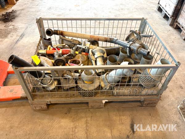 Pall med diverse klokopplingar