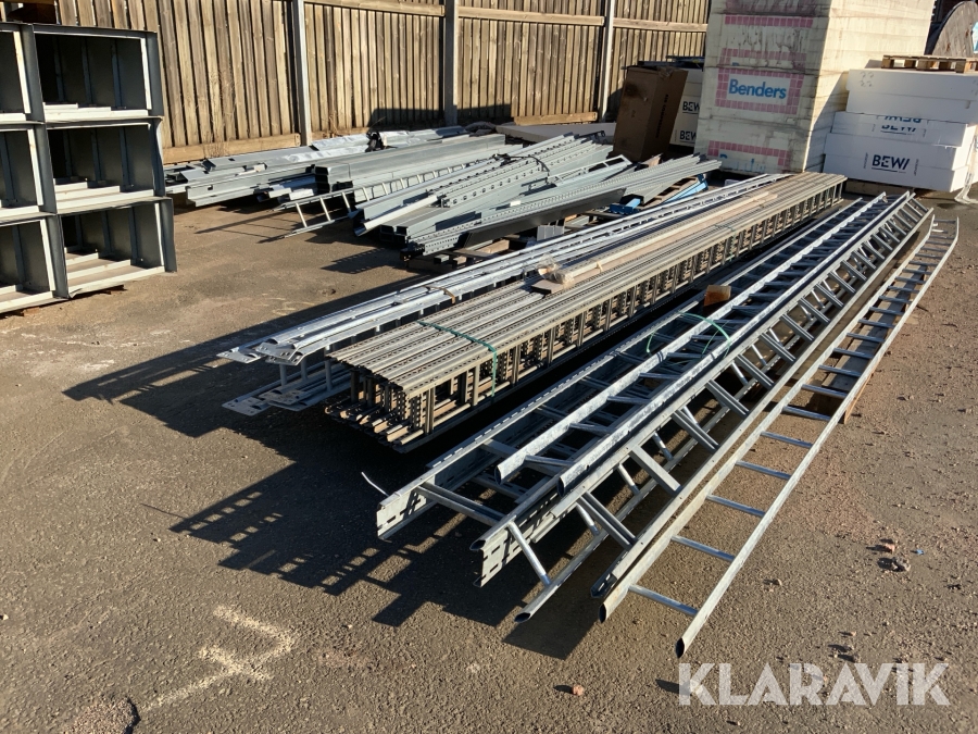 Parti kabelstegar och reglar