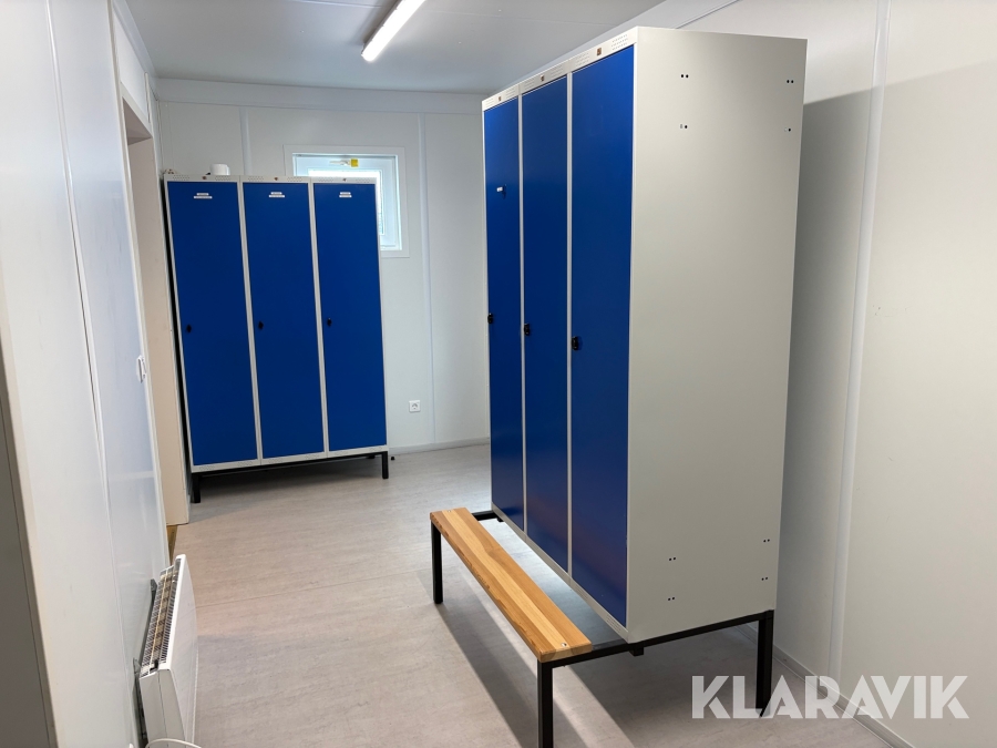 Omklädningsskåp AJ 6st