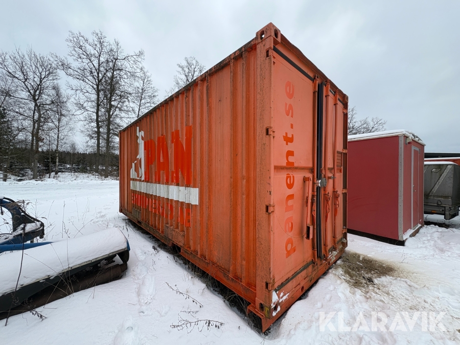 Container på lastväxlarram / verktygscontainer