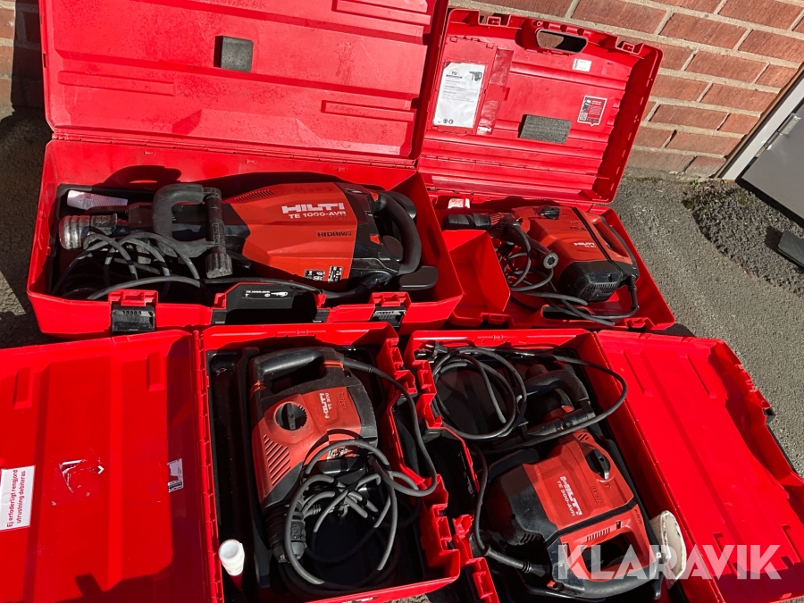 Bilningsmaskin / borrhammare Hilti 4st