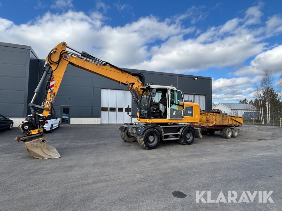 Hjulgrävare 20t Liebherr A 918 Litronic med Dumperkärra