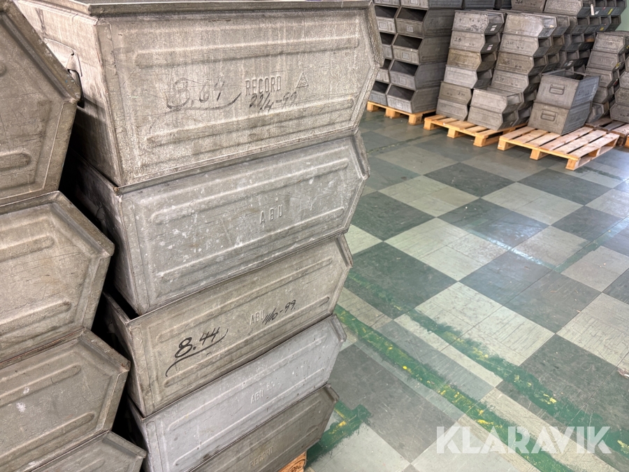 Lagerback stål märkta ABU, stor 5st