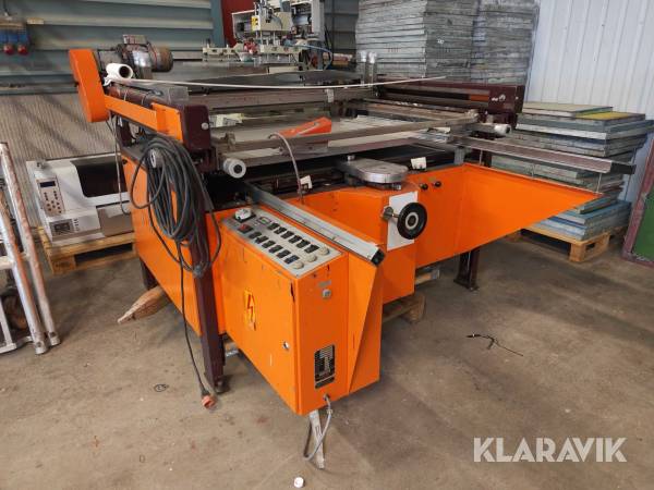 Halvautomatisk screentryckpress Thieme GmBH & Co KG 2002S med ramar