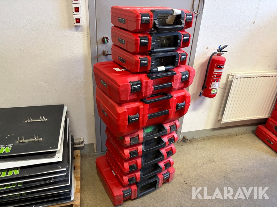 Lådor 10 st Hilti