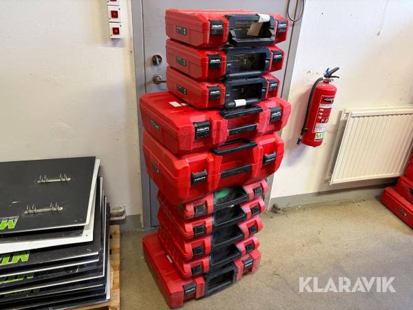 Lådor 10 st Hilti